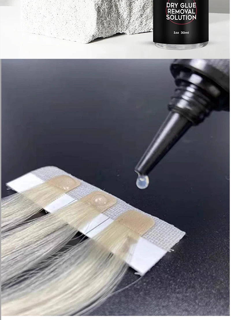 Advanced V Light Hair Extensions Kit Tape-In Extensions with High-Tech UV Machine and Glue for Quality Salon Use Seamless Hair