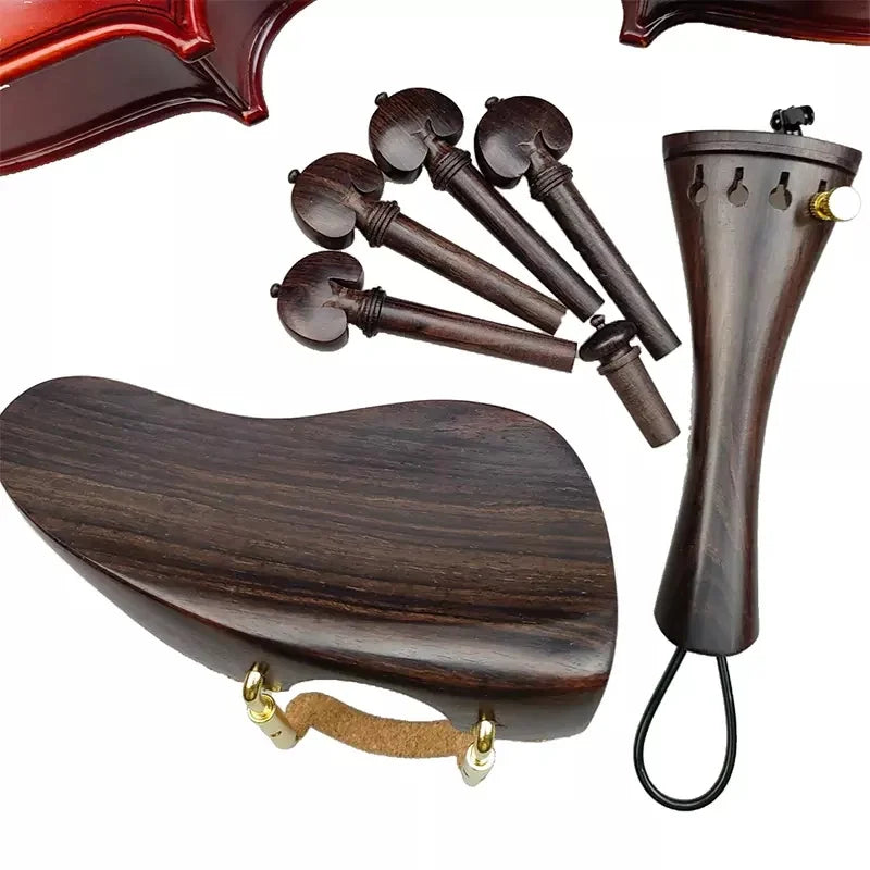 Accessoires violon ébène naturel 4/4 – Vue principale