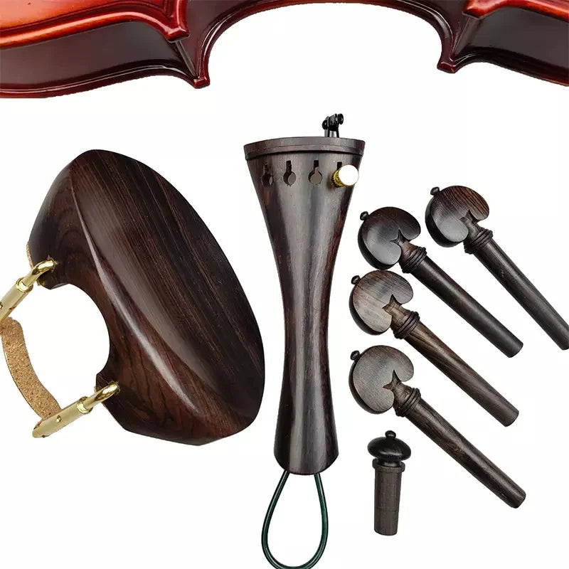 Accessoires violon ébène naturel 4/4 – Vue principale
