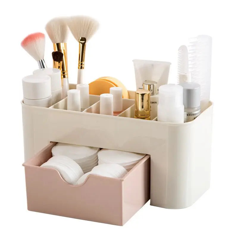 Boîte de rangement cosmétiques avec tiroirs – Vue principale