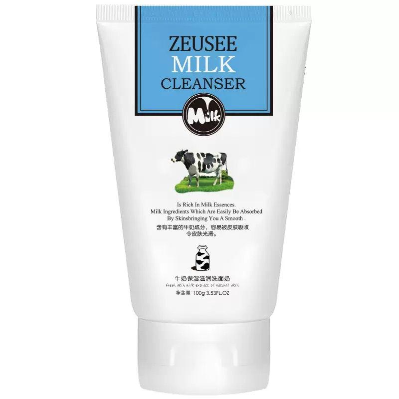 Nettoyant Visage au Lait Hydratant ZEUSEE Milk Cleanser 100g