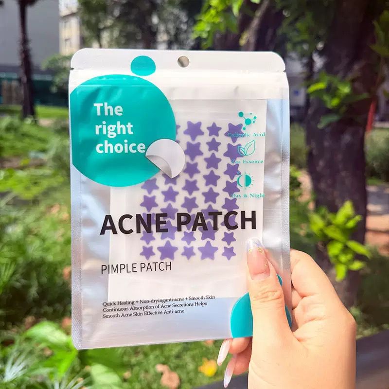 Patchs Anti-Acné en Étoile — Acide Salicylique + Extrait de Thé 36 patchs