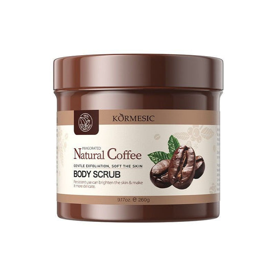 Gommage Corps au Café Naturel KORMESIC 260g — Exfoliation Douce