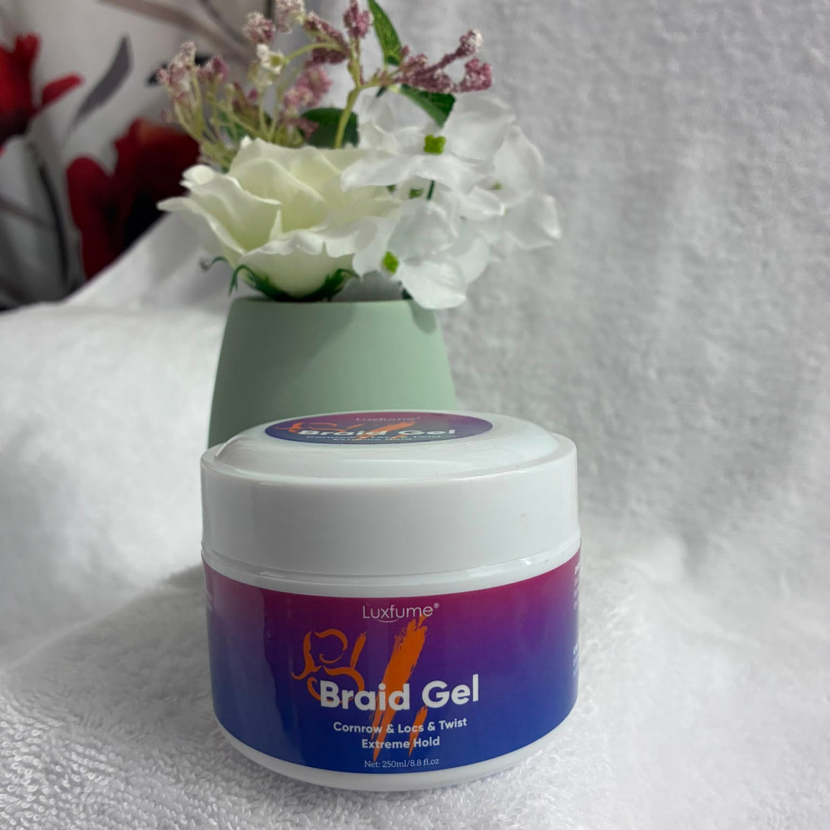 Luxfume Braid Gel Cornrow Locs Twist Extreme Hold 250ml