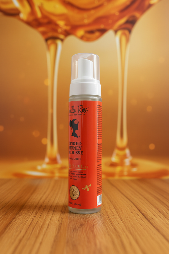 Camille Rose Spiked Honey Mousse – 4-in-1 Curl Defining Styling Foam | Honey &amp; Nettle | 240ml