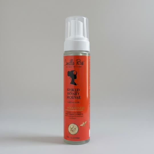 Camille Rose Spiked Honey Mousse – 4-in-1 Curl Defining Styling Foam | Honey &amp; Nettle | 240ml