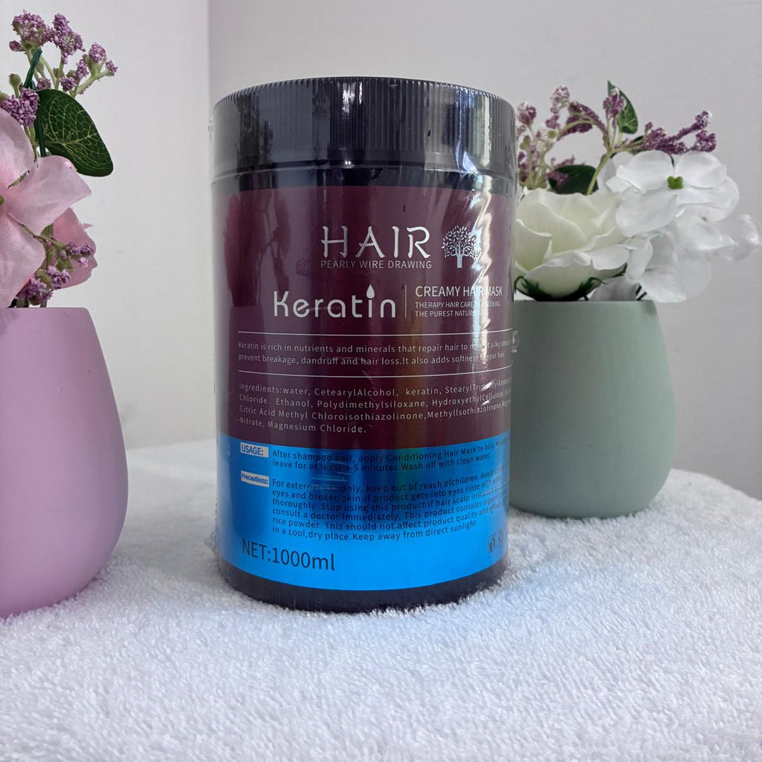Masque Capillaire Crémeux Kératine Hair Pearly Wire Drawing 1000ml