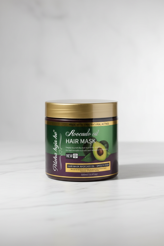 Aloha Lyche Hair Mask – Front View, Minimal Luxury