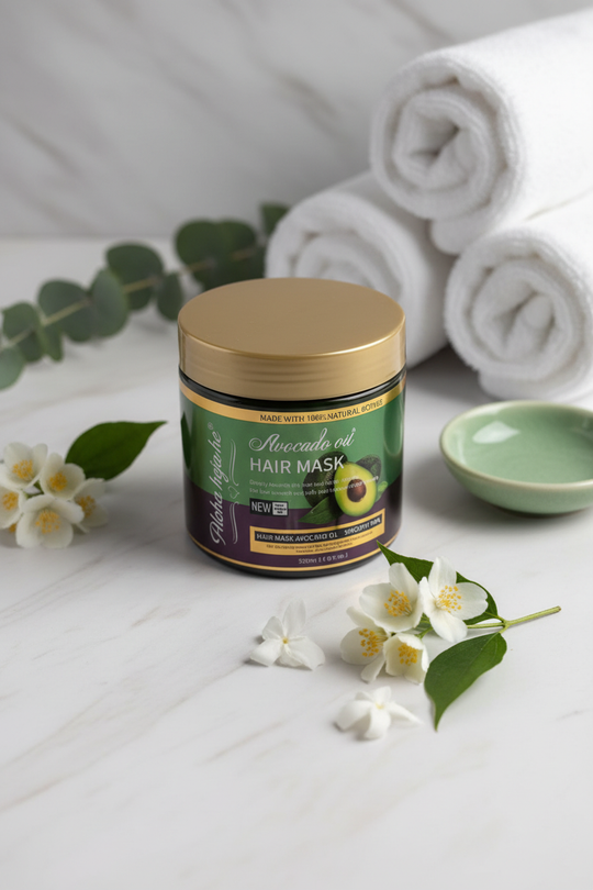 Aloha Lyche Hair Mask – Top-Down Spa Background