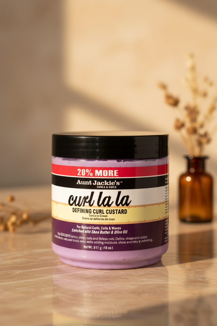 Aunt Jackie's Curl La La – Three-Quarter Angle, Marble Lifestyle