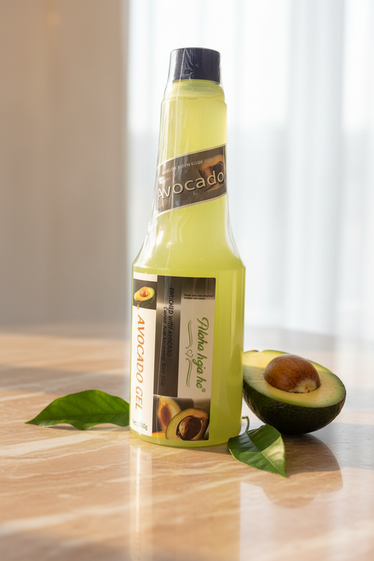 Avocado Gel – Three-Quarter Angle, Lifestyle
