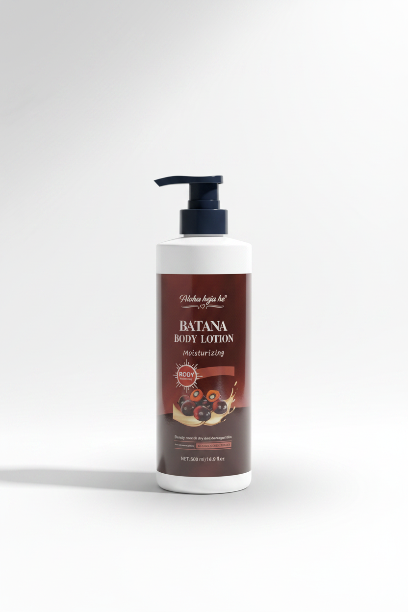 Batana Body Lotion – Front Facing, Clean Studio
