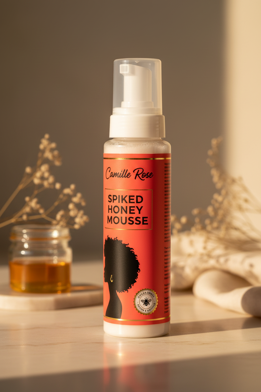 Camille Rose Spiked Honey Mousse – Three-Quarter Angle, Marble Lifestyle