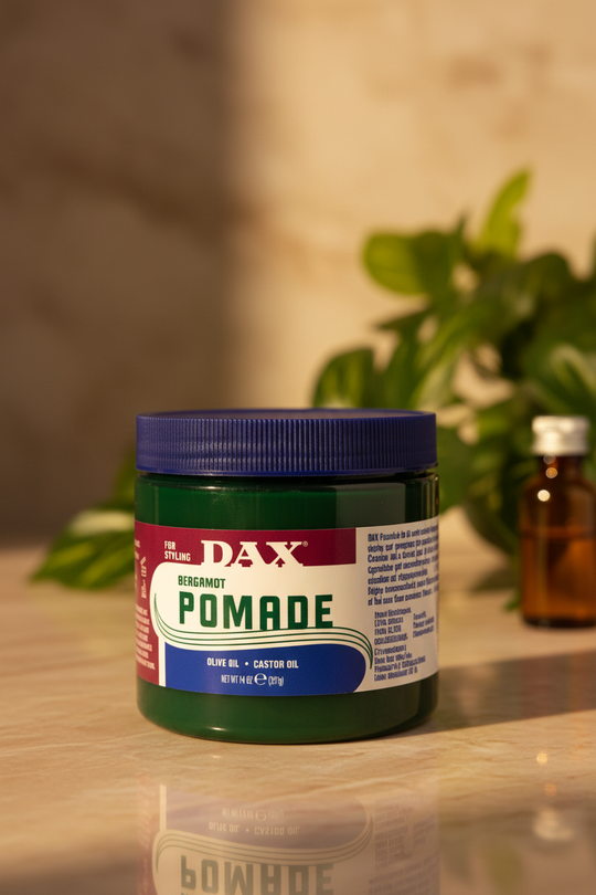DAX Bergamot Pomade – Three-Quarter View