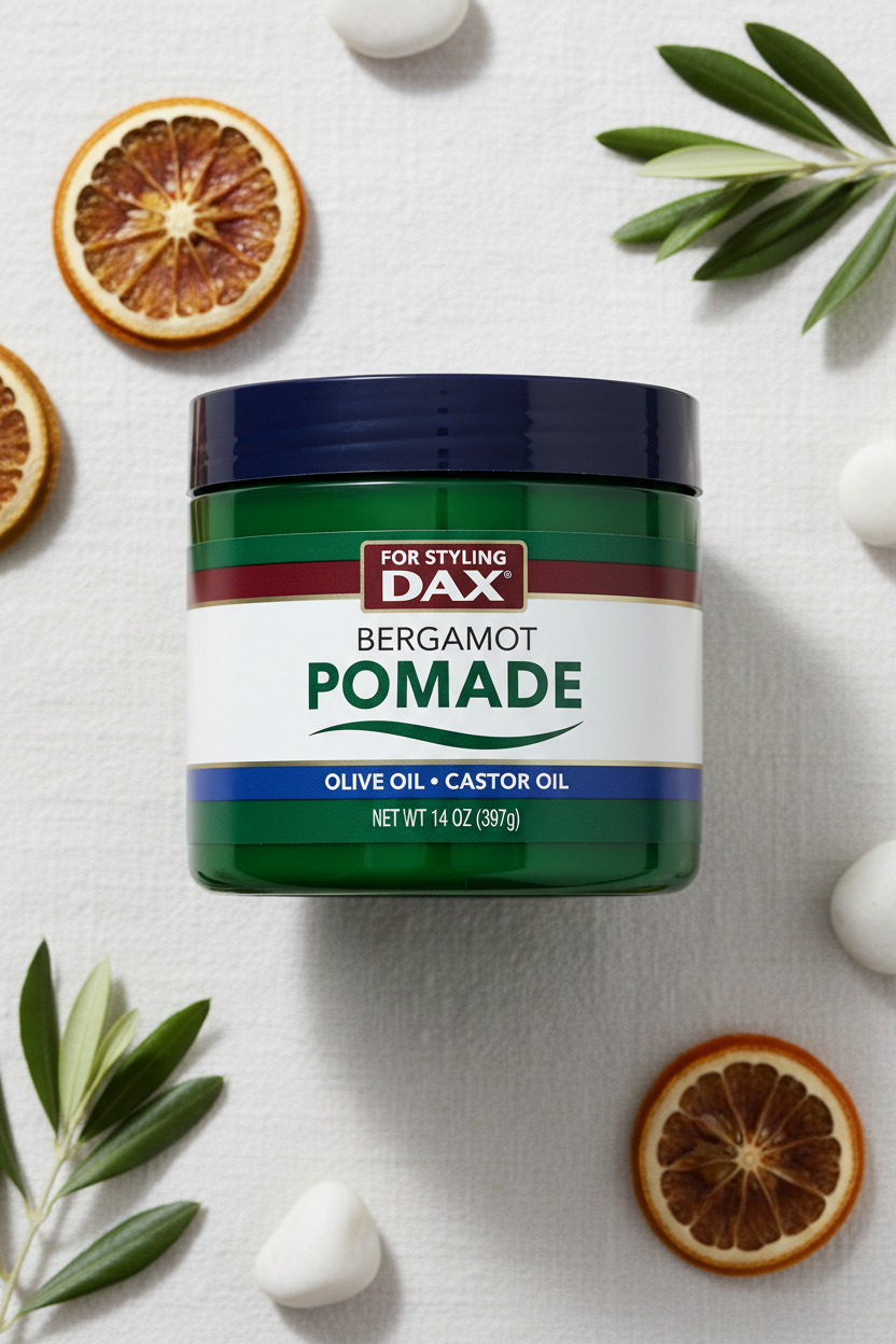 DAX Bergamot Pomade – Top-Down View
