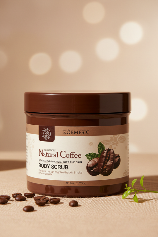 KORMESIC Body Scrub – Three-Quarter Lifestyle