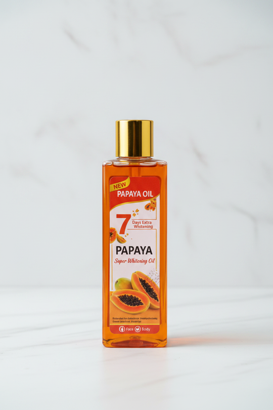 Papaya Oil – Front Facing, Minimal Luxury